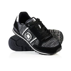 NWT Superdry Fuji Runner Trainers Black / Optic Size 8